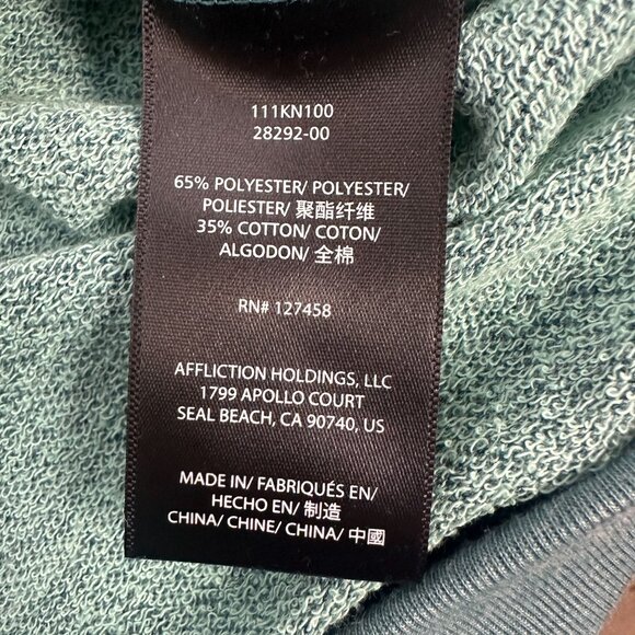 Affliction Black Premium Size Small Womens High-Speed Motors Graphic Top - Picture 6 of 9